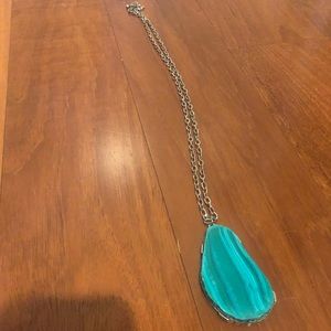 Turquoise stone necklace